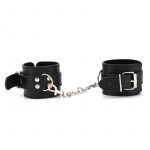 BDSM Cuffs Black Leather Wrist Cuffs Bdsm 11