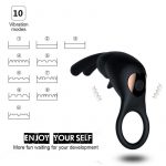 Best Cock Ring Couples Electro Silicon Bunny Cock Ring Safety 10