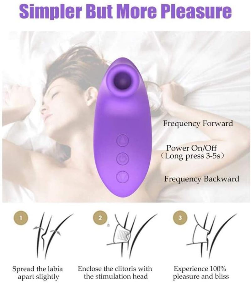 Best Vibrator Rechargeable Sex G Spot Clit Sucker Vibrator 5