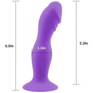 Anal Dildo 6 Inch Purple Male Anal Dildo Strap On 2