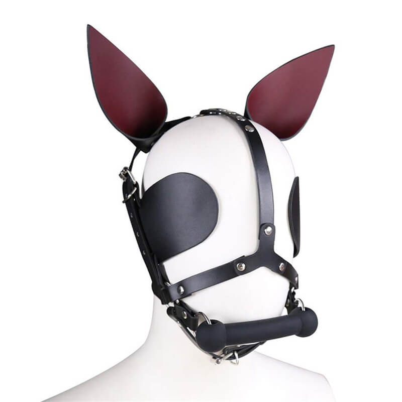 BDSM Masks Latex Sex Toys Dog Sex Mask 4