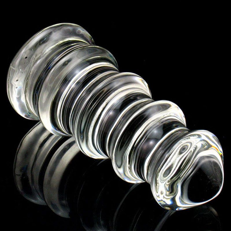 Anal Sex Toys 6.69 Inch Sexy Large Anal Plug Glass 4
