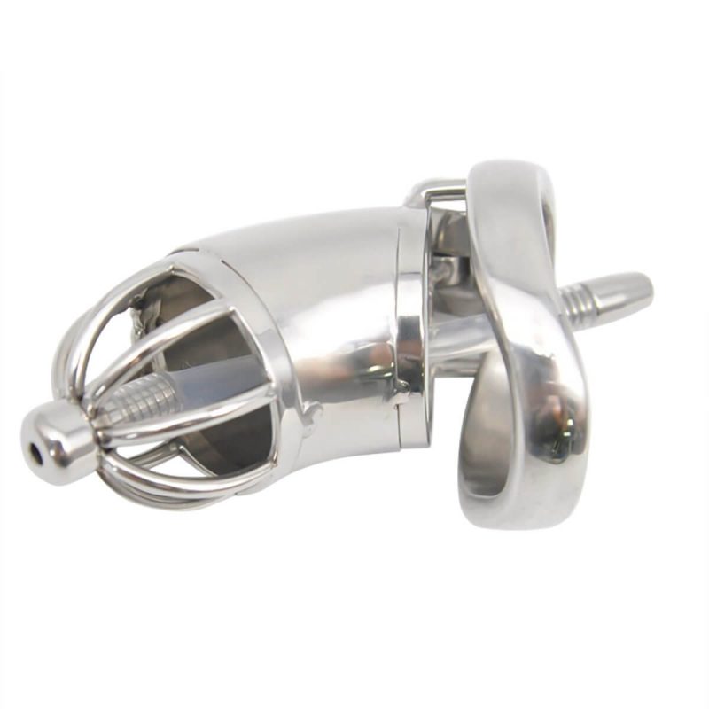 Chastity Cage Steel Chastity Device Male Large 6