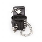 BDSM Cuffs Lockable Mens Bdsm Leather Cuffs For Wrist 12