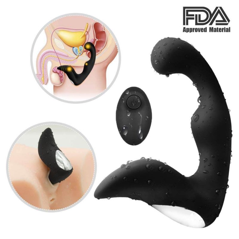 Anal Sex Toys Hands Free Vibrating Mens Prostate Massager 2