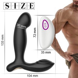 Anal Sex Toys Gay Vibrating Prostate Massager Stimulating Toy 2