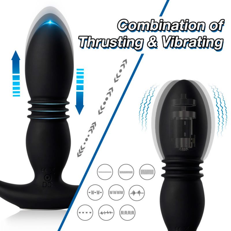 Anal Sex Toys 5.7” Remote Control Automatic Prostate Vibrator 6