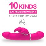 Best Vibrator Rabbit Vibrator With 10 Vibration Modes And Flexible Head 15
