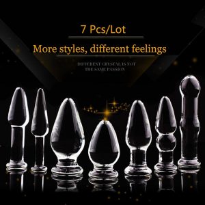 Anal Sex Toys 6.69 Inch Sexy Large Anal Plug Glass 13