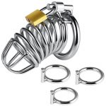 Chastity Cage Stainless Steel Male Chastity Device Cock Cage 7