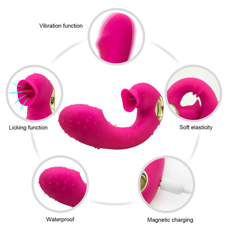 Best Vibrator 2-In-1 Suction Vibrator With 7 Vibration & Licking Modes 17