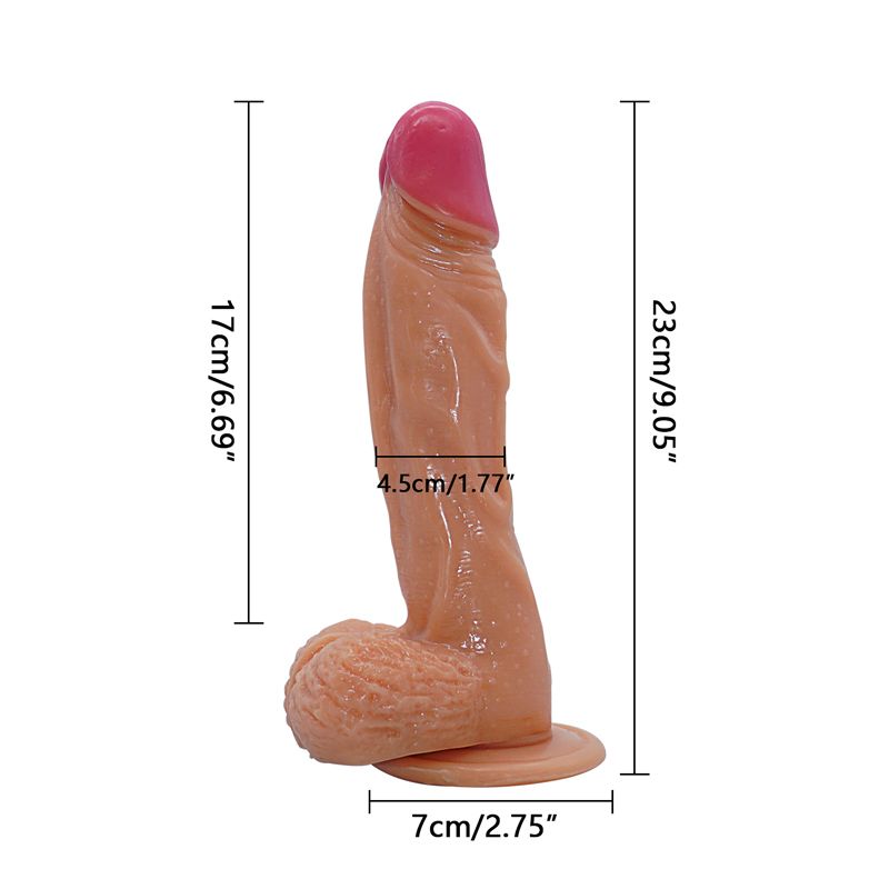 Best Dildo 9.05″ Realistic Strap On Dildo with Suction Cup 3