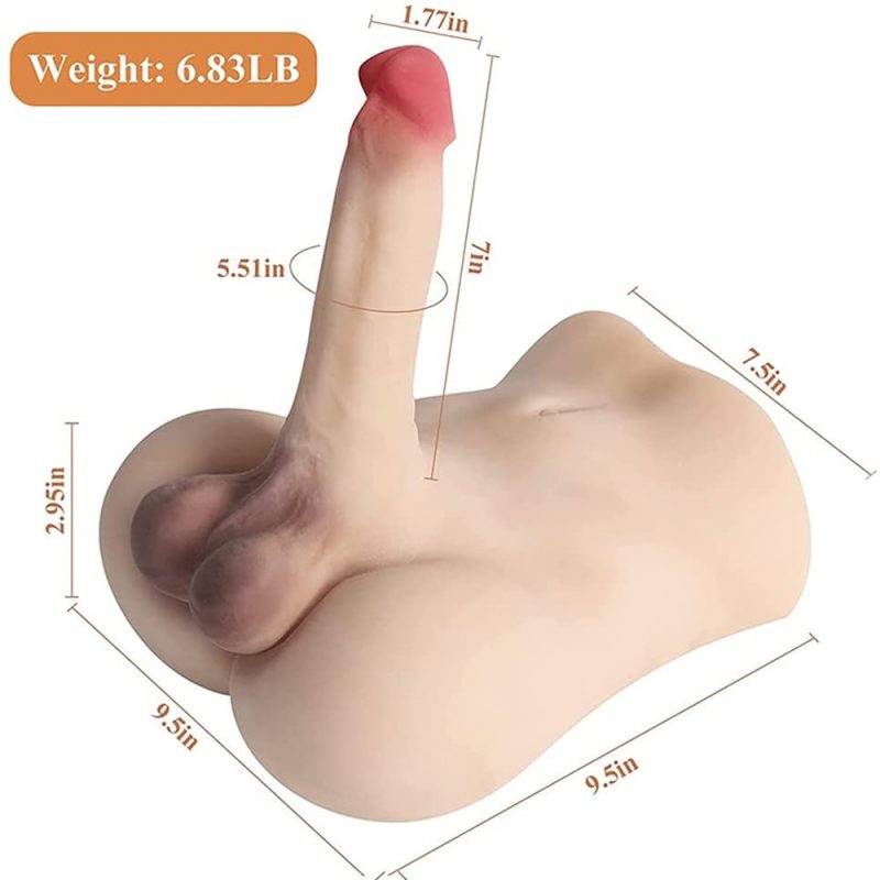 Sex Toys For Women 6.83Lb Torso With Cock Sex Toy 3