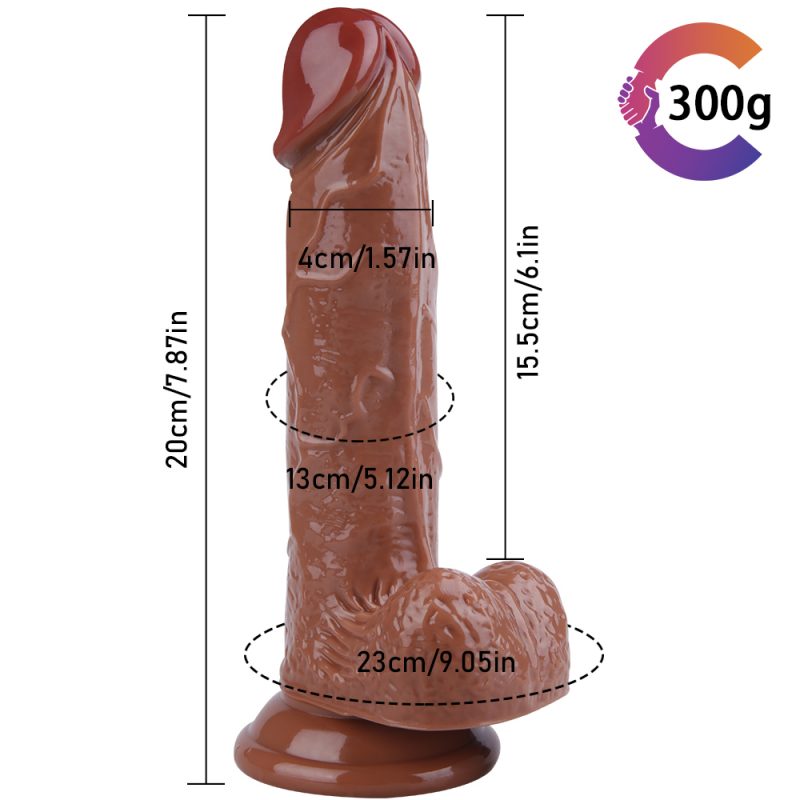 Best Dildo 7.87″ Hands Free Small Dildo With Suction Cup 3