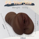 Best Pocket Pussy 3D Channel Textured Black Pussy Pocket 8