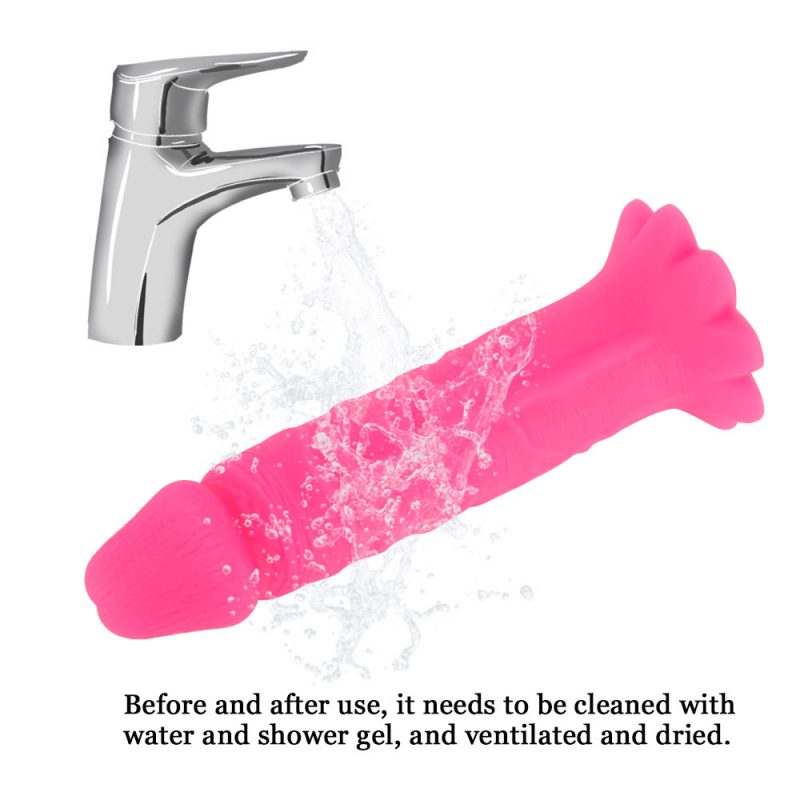 Best Dildo 7.08″ Pink Small Silicone Dildo Anal Toy 4