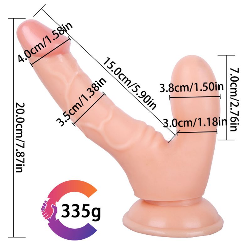 Best Dildo 7.87″ Small Double Dildo With Suction Cup 3