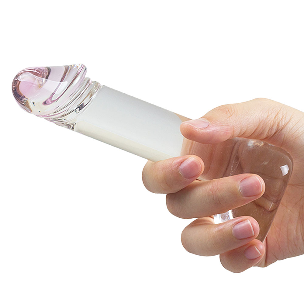Best Dildo 6.1″ Crystal Glass Penis 16
