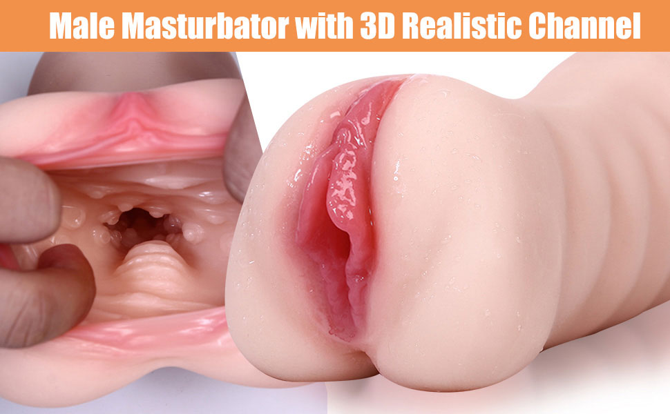 Best Sex Toy For Men Lifelike Pocket Pussy with Realistic Mouth 14