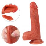 Best Dildo 7.09″  Real Soft Dick with Balls 11