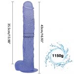 Large Dildo 16.93 ″ Realistic Huge Dildo With Suction Cup Sex Toy 8