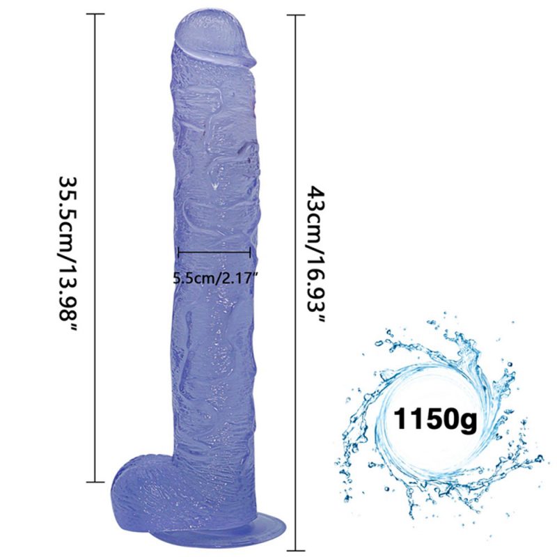 Large Dildo 16.93 ″ Realistic Huge Dildo With Suction Cup Sex Toy 3