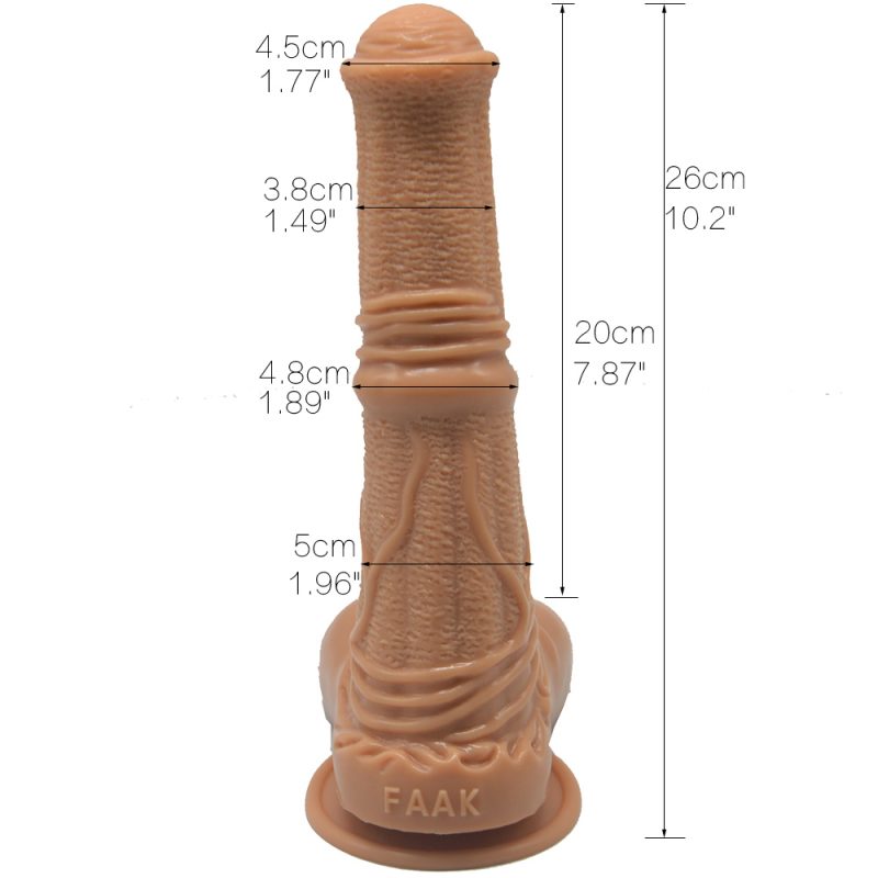 Animal Dildo 10.2″ Most Realistic Horse Dildo With Powerful Suction Cup 3