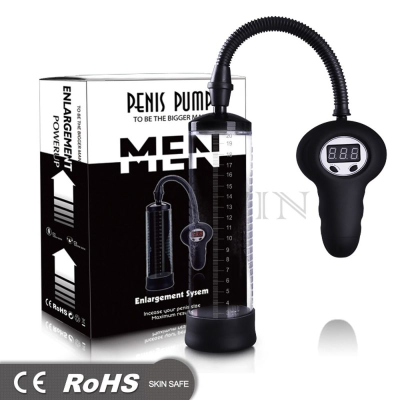 Best Sex Toy For Men 8.66″ Digital Display Manual Penis Vacuum Pump 5