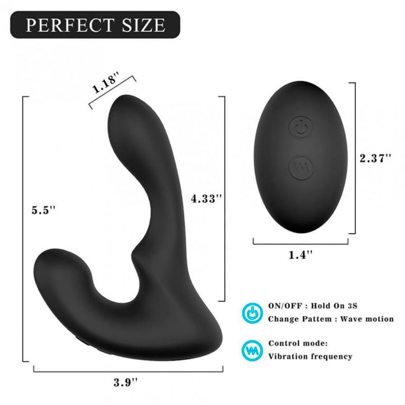 Anal Sex Toys 5.5″  Vibrating Double Motor Prostate Massager 3