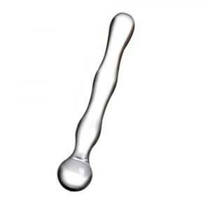 Anal Sex Toys 6.69″ Smooth Straight Glass Butt Plug