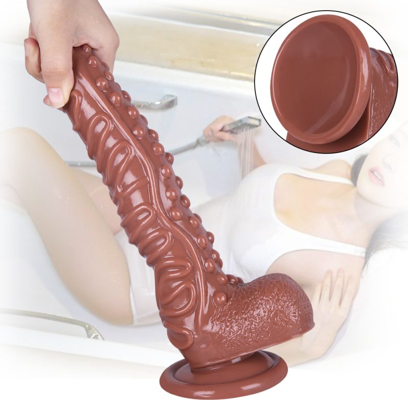 Best Dildo 10.63″ Big Dildo With Realistic Testicles And Suction Cup 7