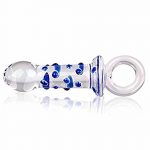 Anal Sex Toys 6.69 ” Glass Butt Plug With Big Head 8