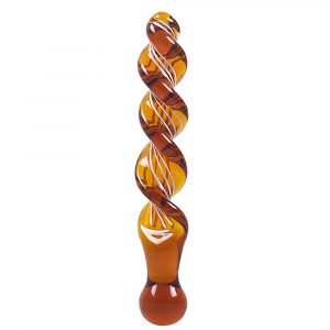 Anal Sex Toys 7.48 ” Threaded Double-Ended Glass Butt Plug