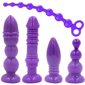 Anal Sex Toys Silicone Anal Training Kits With Base