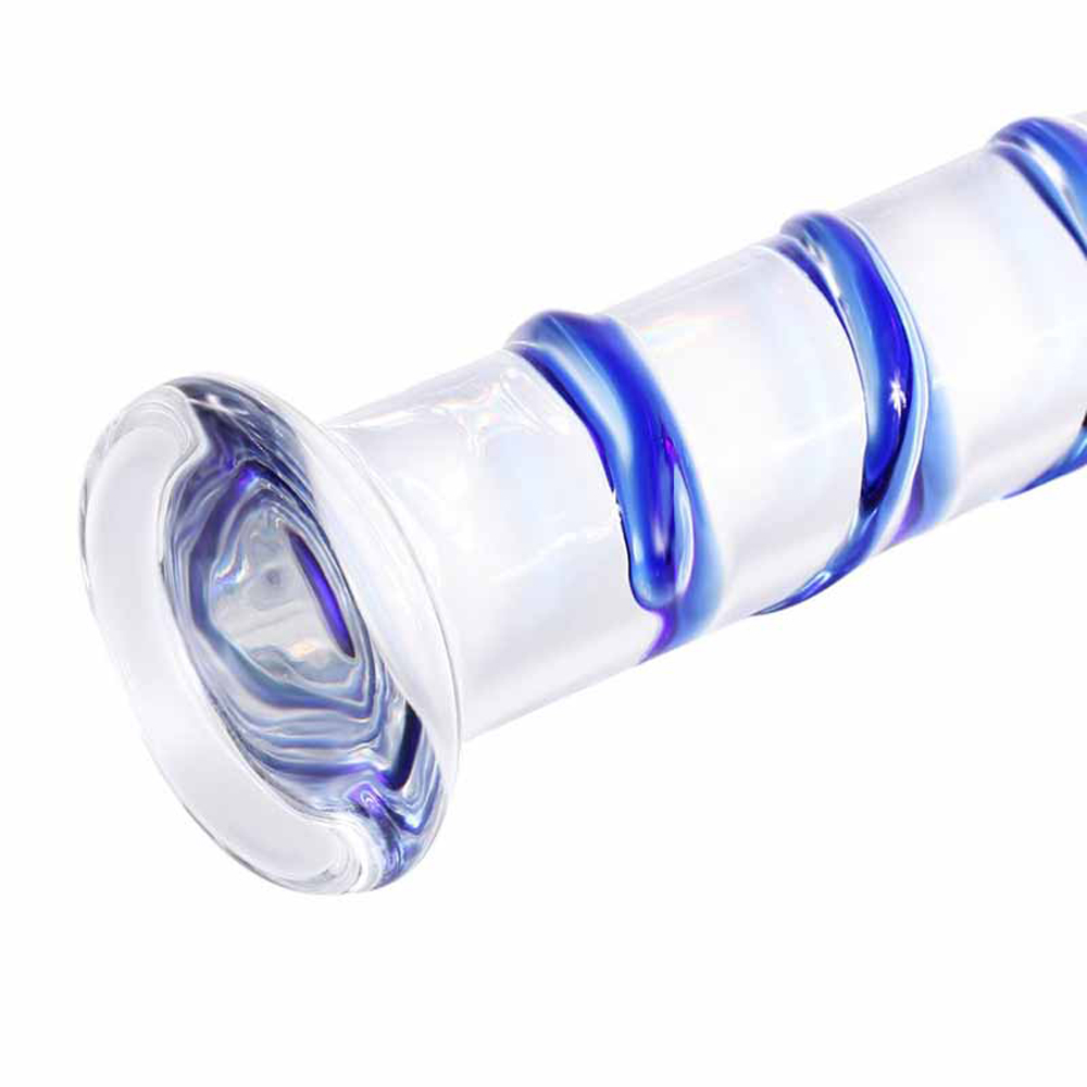 Anal Sex Toys 6.49 ” Small Glass Butt Plug With Glans 13