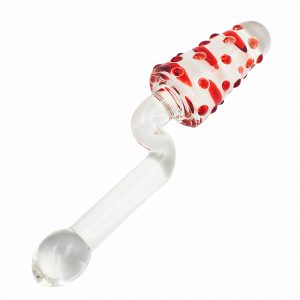 Anal Sex Toys 6.49 ” Small Glass Butt Plug With Glans 10