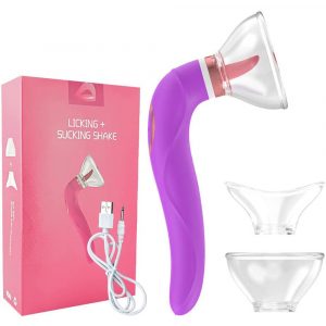 10 Vibration & 8 Suction & 5 Licking 3 In 1 Clit Vibrator