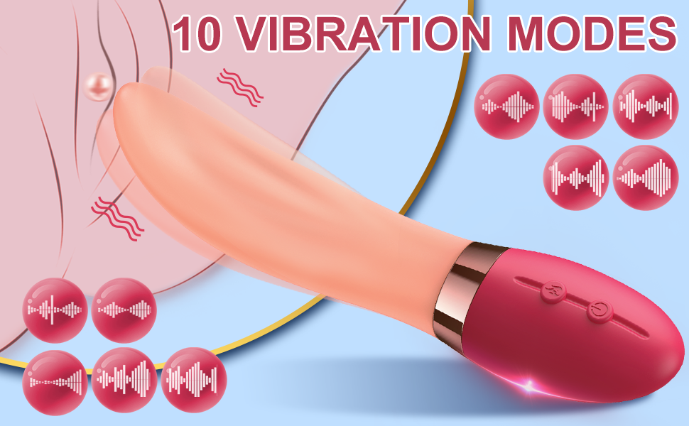 Best Vibrator 10 Vibration Modes Vibrator With Tongue 14