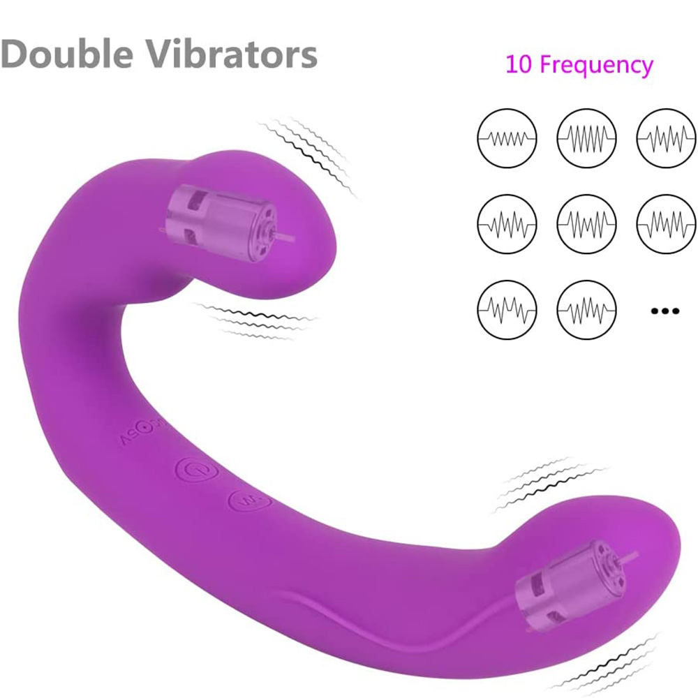 Best Vibrator 10 Vibration Mode Double Head Best Remote Control Vibrator 15