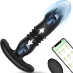 Prostate Massager 9 Vibrations And 9 Thrust Modes APP Wireless Remote Control Anal Vibrator 7