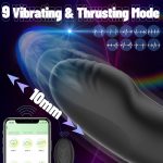 Prostate Massager 9 Vibrations And 9 Thrust Modes APP Wireless Remote Control Anal Vibrator 9