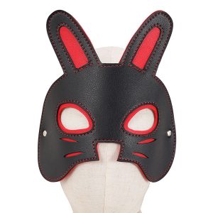 BDSM Masks Sexual Bondage Toys Skin-Friendly BDSM Bunny Mask